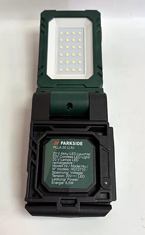 AKUMULATOROWA LAMPA LED, 20 V, PLLA 20 LI A1