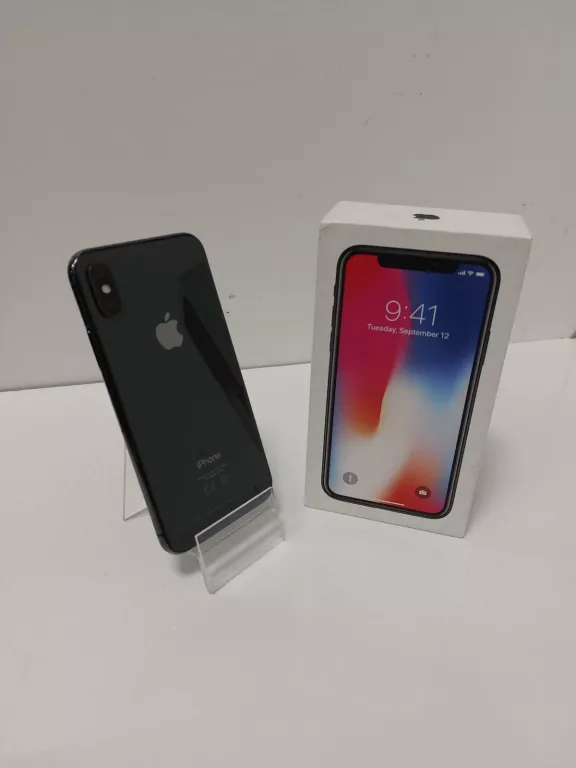 TELEFON IPHONE X 64GB PUDEŁKO "OPIS"