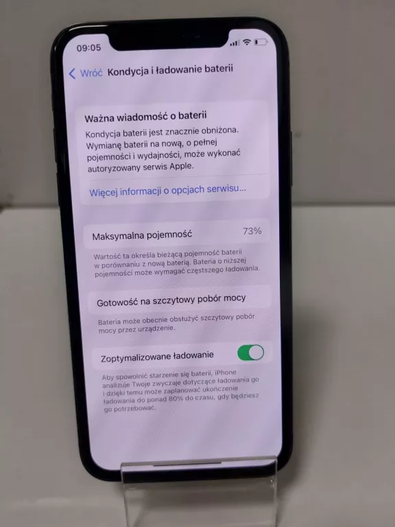 TELEFON IPHONE X 64GB PUDEŁKO "OPIS"