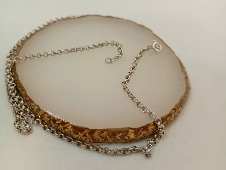 SREBRNY ŁAŃCUSZEK 10,89G SREBRO INWESTYCJA