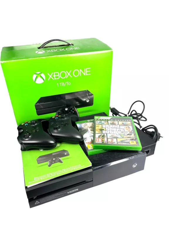 KONSOLA XBOX ONE 1TB + 2 PADY, 2 GRY