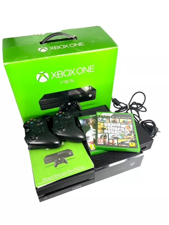 KONSOLA XBOX ONE 1TB + 2 PADY, 2 GRY