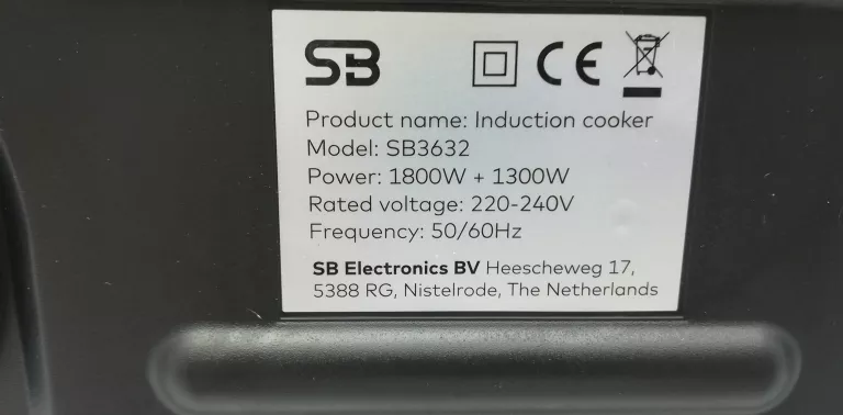 PŁYTA INDUKCYJNA VERIJSTAAND SB3632