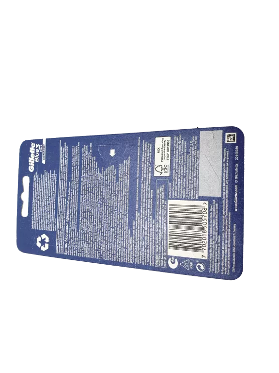 GILLETTE BLUE3 PLUS COMFORT MASZYNKI JEDNORAZOWE DLA MĘŻCZYZN 6 SZT.