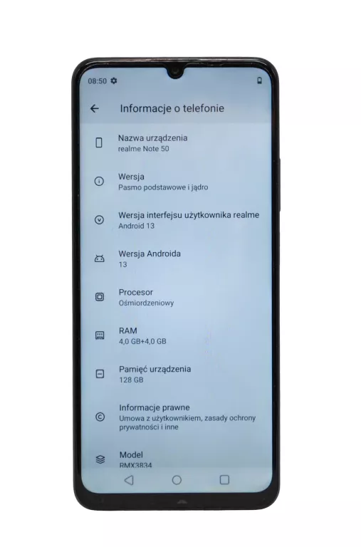TELEFON REALME NOTE 50 4 GB/128 GB 4G