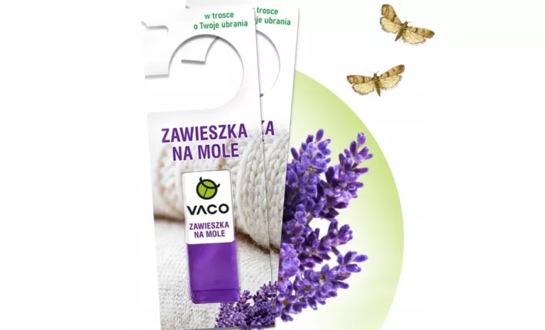 VACO ZAWIESZKA NA MOLE W ŻELU LAWENDA 1 OPAKOWANIE 2 SZTUKOWE 590182195847