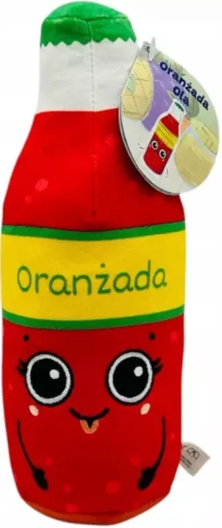 GANG MOCNIAKÓW BIEDRONKA MASKOTKA PLUSZAK ORANŻADA OLA