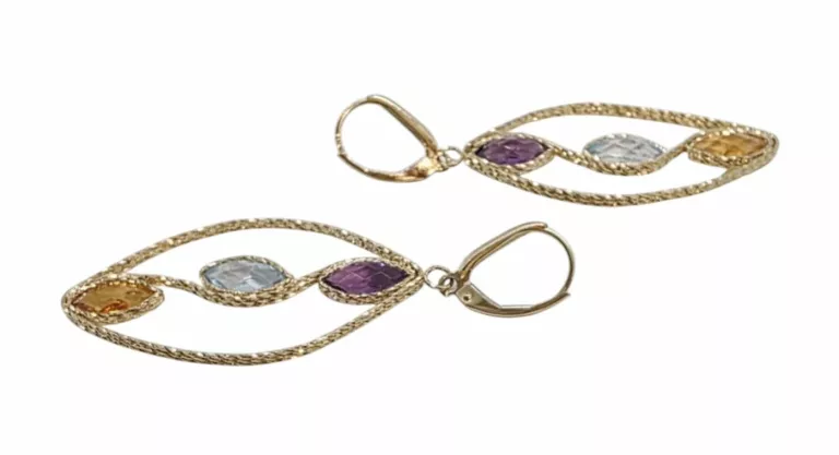 ŚLICZNE ZŁOTE KOLCZYKI W: 6,5G P: 585