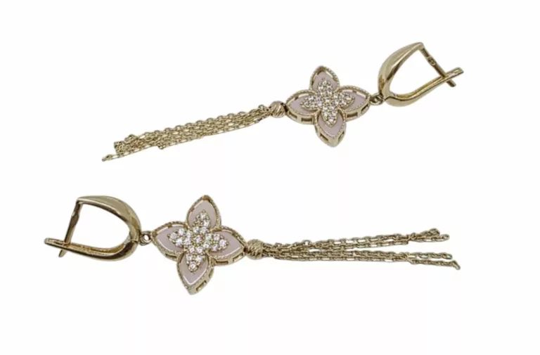 ŚLICZNE ZŁOTE KOLCZYKI W: 6G P:585