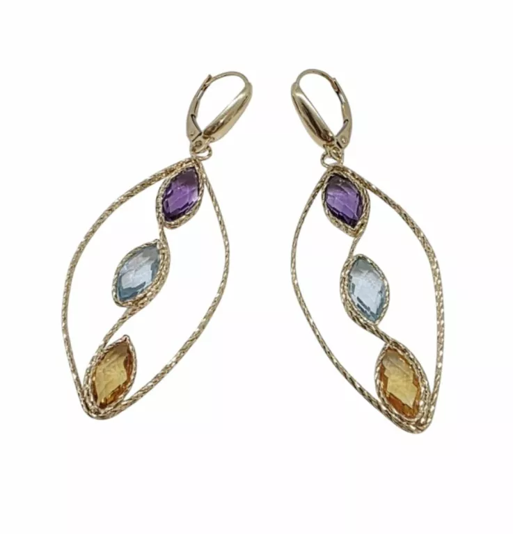 ŚLICZNE ZŁOTE KOLCZYKI W: 6,5G P: 585