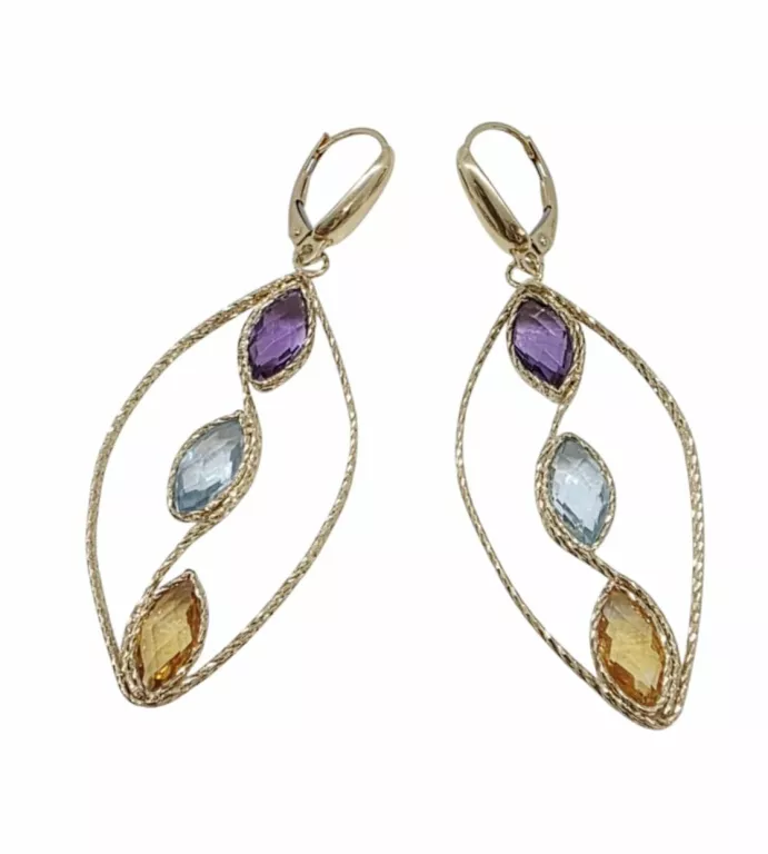 ŚLICZNE ZŁOTE KOLCZYKI W: 6,5G P: 585