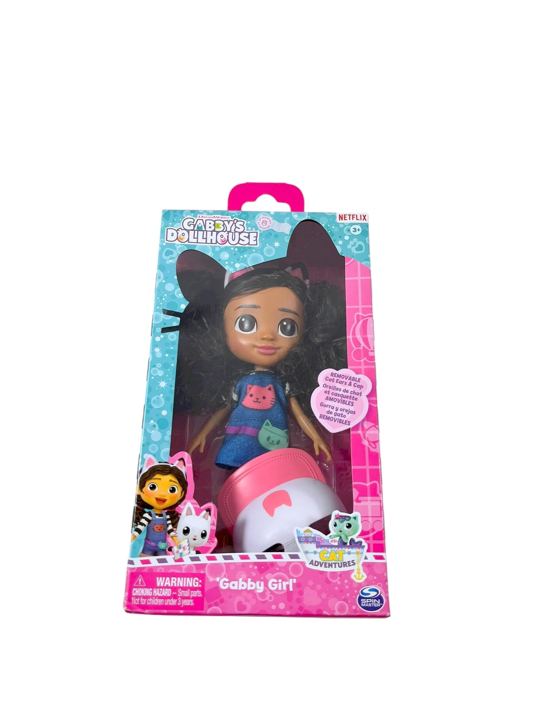 LALKA GABI GIRL GABBY'S DOLLHOUSE FIGURKA KOCI DOMEK W PODRÓŻY ZESTAW ...