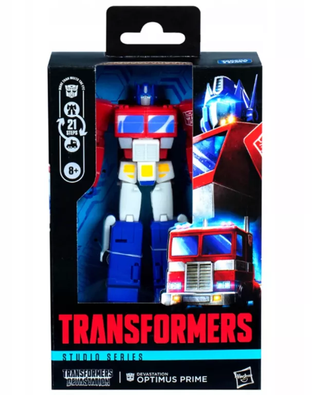 TRANSFORMERS STUDIO SERIES DELUXE CLASS DEVASTATION OPTIMUS PRIME HASBRO