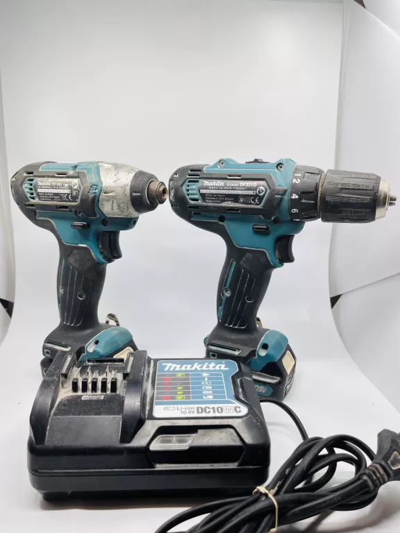 ZESTAW NARZĘDZI MAKITA DF333D + TD110D WALIZKA + ŁADOWARKA