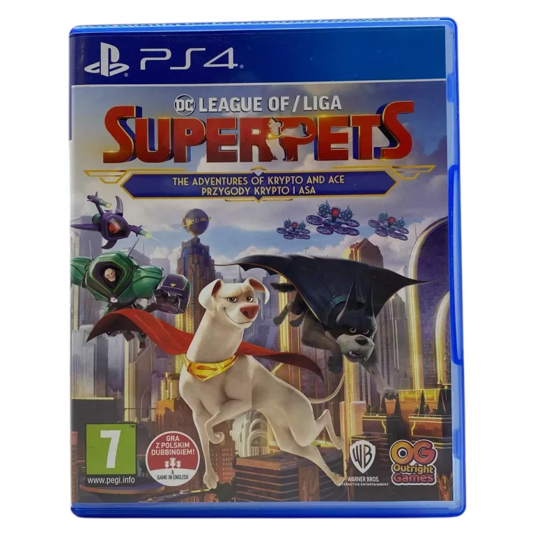 GRA PS4 DC LIGA SUPERPETS: PRZYGODY KRYPTO I ASA