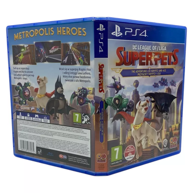 GRA PS4 DC LIGA SUPERPETS: PRZYGODY KRYPTO I ASA