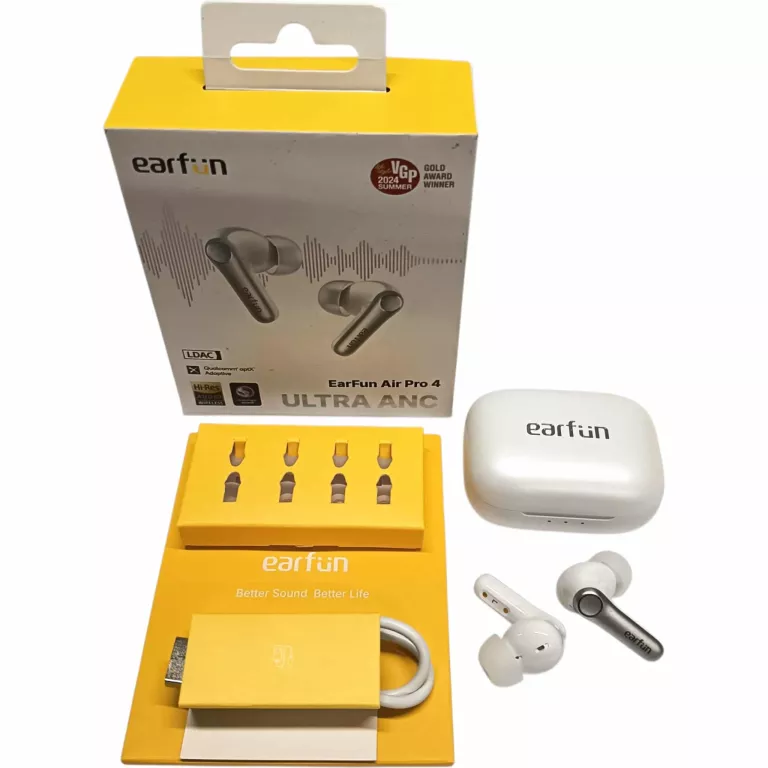 SŁUCHAWKI DOKANAŁOWE EARFUN AIR PRO 4 ANC BLUETOOTH 5.4 BIAŁE