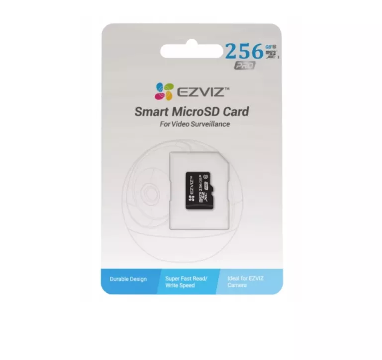 KARTA PAMIĘCI MICROSD 256GB EZVIZ 90 MB/S C10 U3 SDXC
