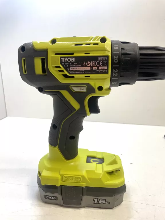 WKRĘTARKA RYOBI R18DD4 + AKUMULATOR 1.5AH