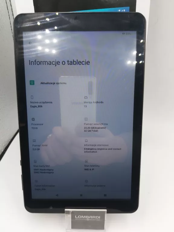 TABLET  EAGLE_806 32/2GB KOMPLET