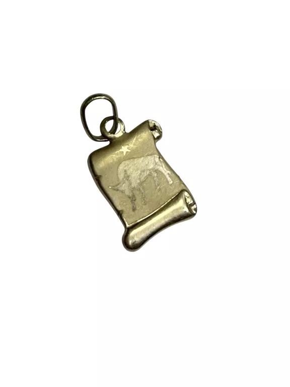 ZŁOTA ZAWIESZKA ZNAK ZODIAKU BYK 585 14K