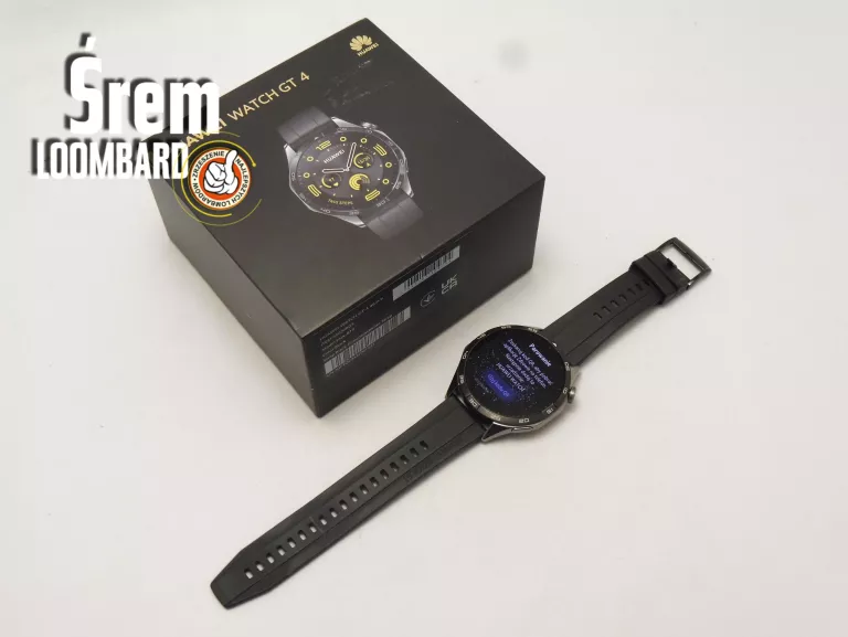 SMARTWATCH HUAWEI WATCH GT 4 PNX-B19, KOMPLET, BDB STAN!