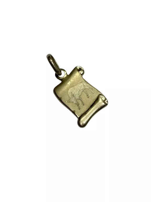ZŁOTA ZAWIESZKA ZNAK ZODIAKU BYK 585 14K