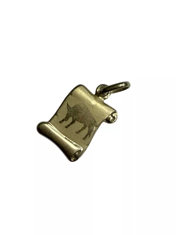 ZŁOTA ZAWIESZKA ZNAK ZODIAKU BYK 585 14K
