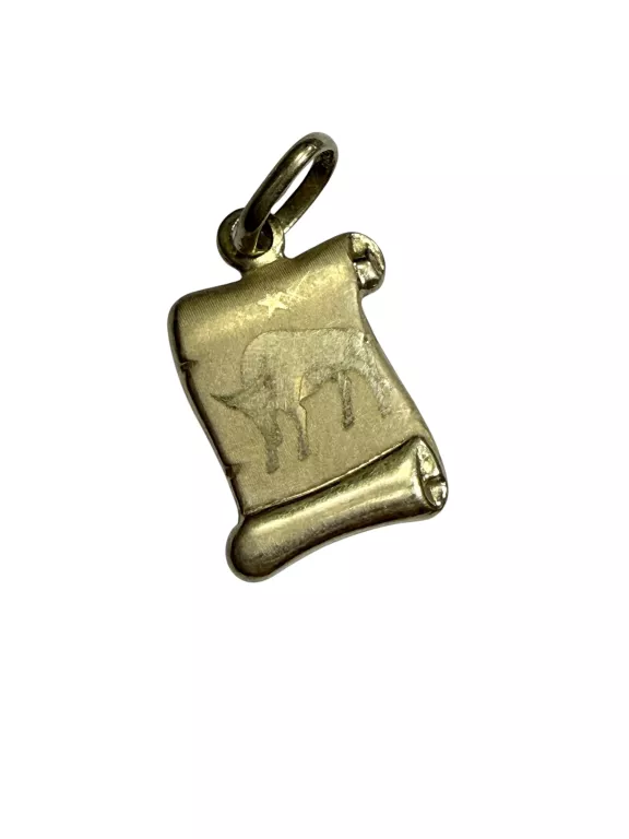 ZŁOTA ZAWIESZKA ZNAK ZODIAKU BYK 585 14K