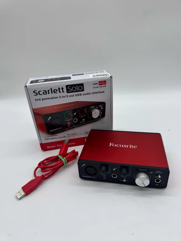 INTERFEJS AUDIO FOCUSRITE SCARLETT SOLO 2ND GEN KPL