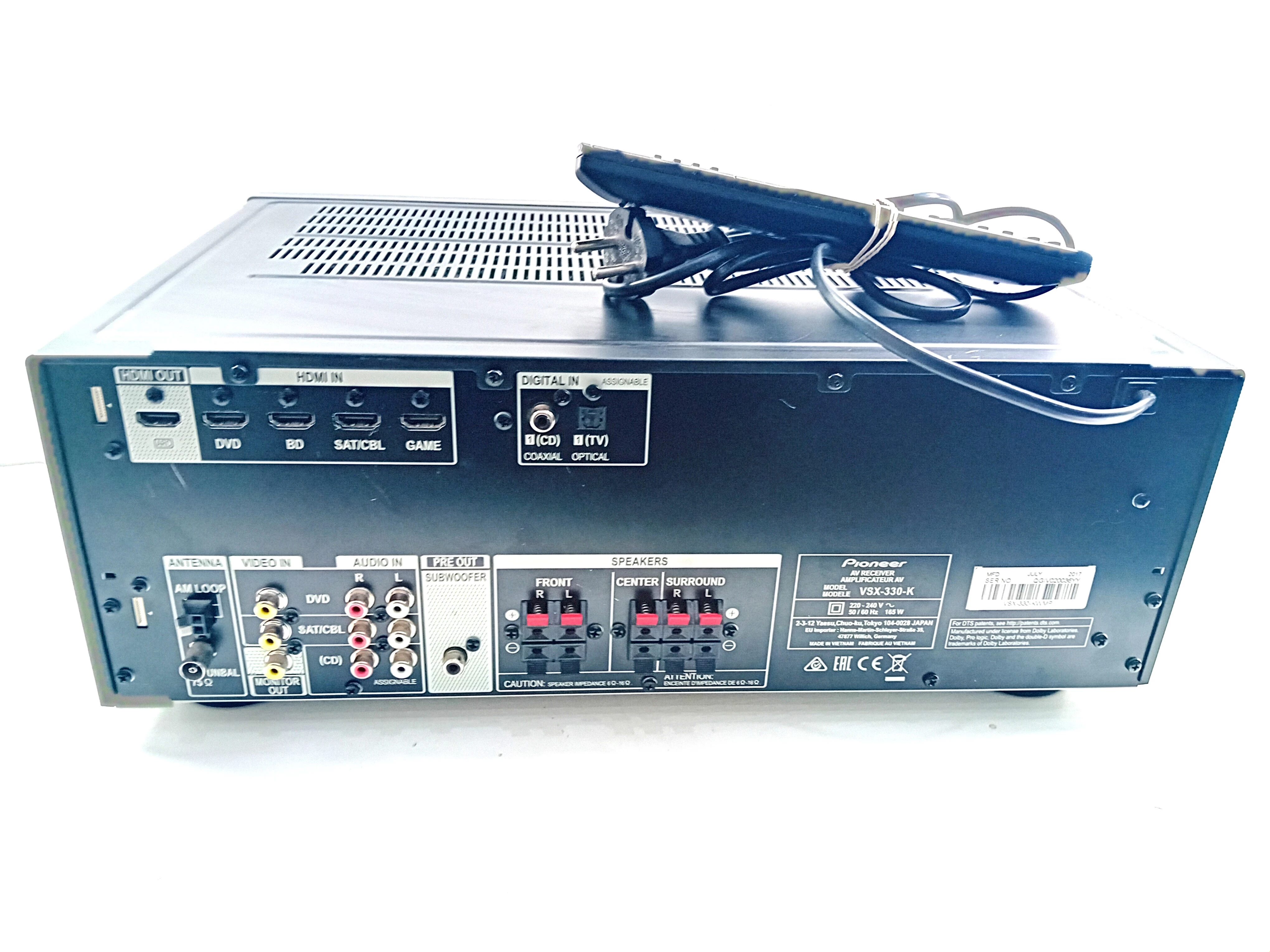 amplituner-pioneer-vsx-330-pilot-system-dzwieku-208026-235150