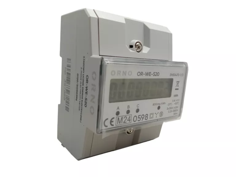 LICZNIK ENERGII ELEKTRYCZNEJ OR-WE-520 3-FAZOWY 80A ORNO