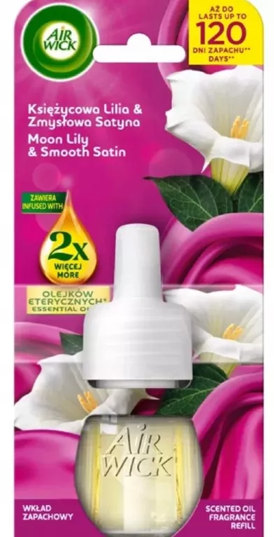 AIR WICK WKŁAD ZAPACHOWY KSIĘŻYCOWA LILIA ZMYSŁOWA SATYNA 19ML