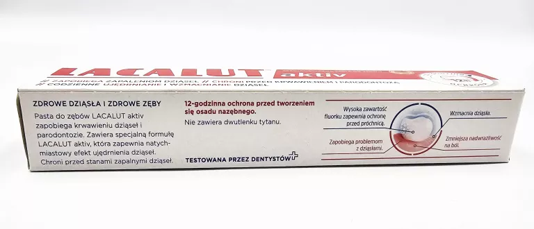 PASTA DO ZĘBÓW LACALUT ACTIV / 75 ML