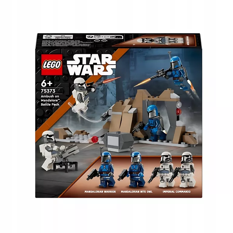 LEGO STAR WARS PAKIET BITEWNY MANDALORIAN AMBUSH USZKODZONY KARTON