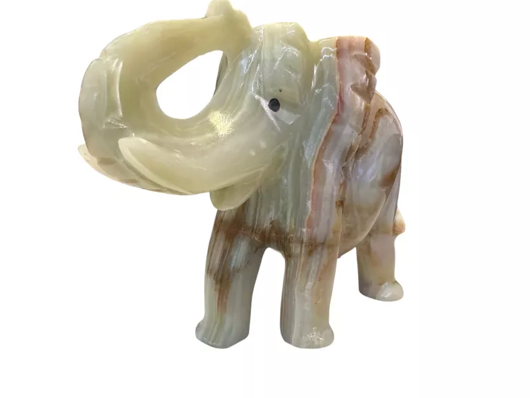 PIĘKNA FIGURKA OZDOBNA SŁONIK 11,5 CM.