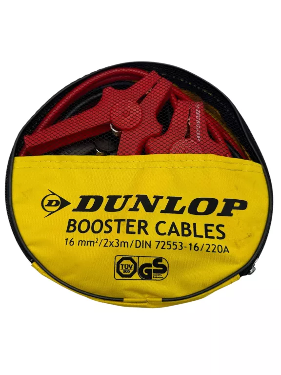 DUNLOP KABLE ROZRUCHOWE PRZEWODY 16MM 220A 2 X 3M