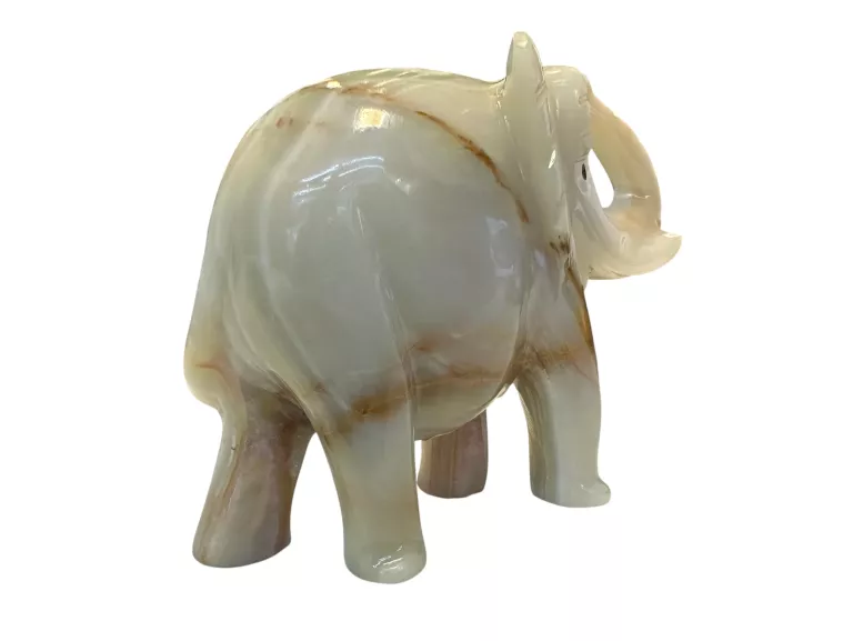 PIĘKNA FIGURKA OZDOBNA SŁONIK 11,5 CM.