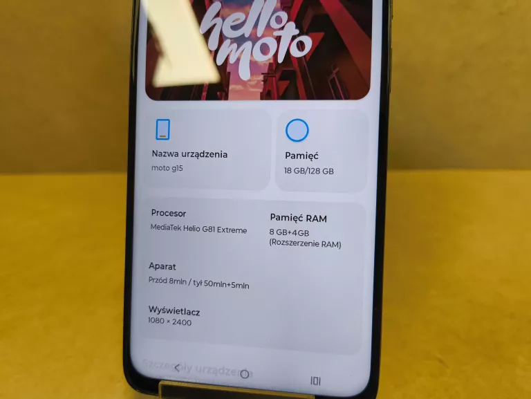 TELEFON MOTO G15 8/128