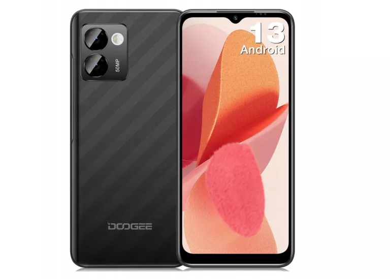 DOOGEE N50 PRO 8/256 GB, 4200 MAH, SMARTFON, CZARNY
