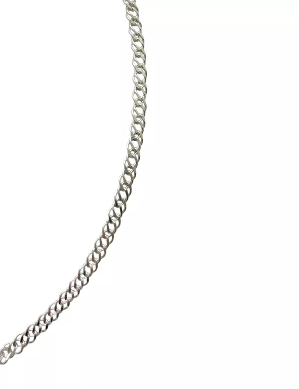ŚLICZNY SREBRNY ŁAŃCUSZEK 925 I W: 4,29G I R: 38CM I