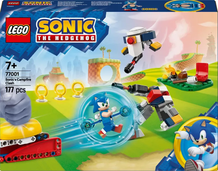 LEGO SONIC THE HEDGEHOG 77001 SONIC I BITWA NA ROWERACH