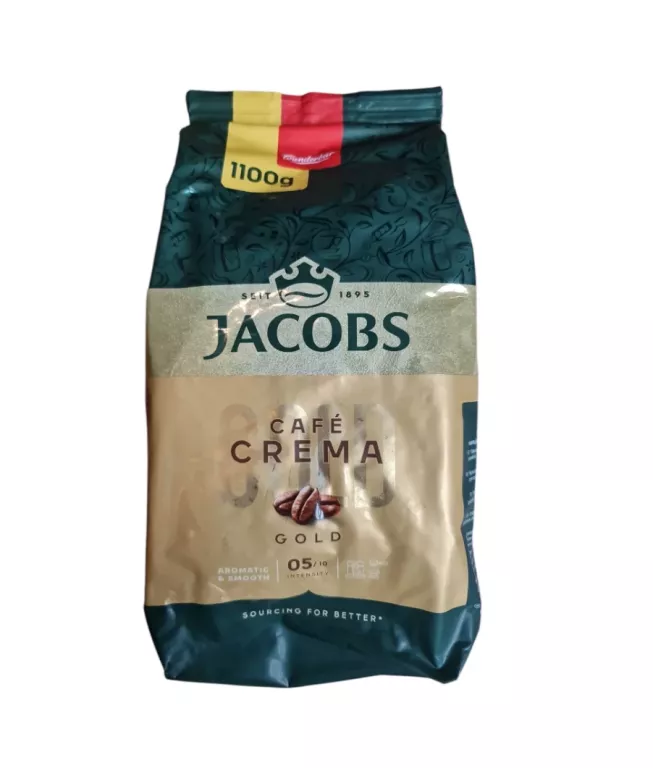 KAWA ZIARNISTA JACOBS CREMA GOLD 1100G DUŻA PACZKA
