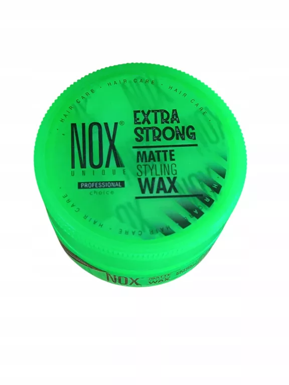 MATOWY WOSK DO STYLIZACJI WŁOSÓW NOX UNIQUE EXTRA STRONG