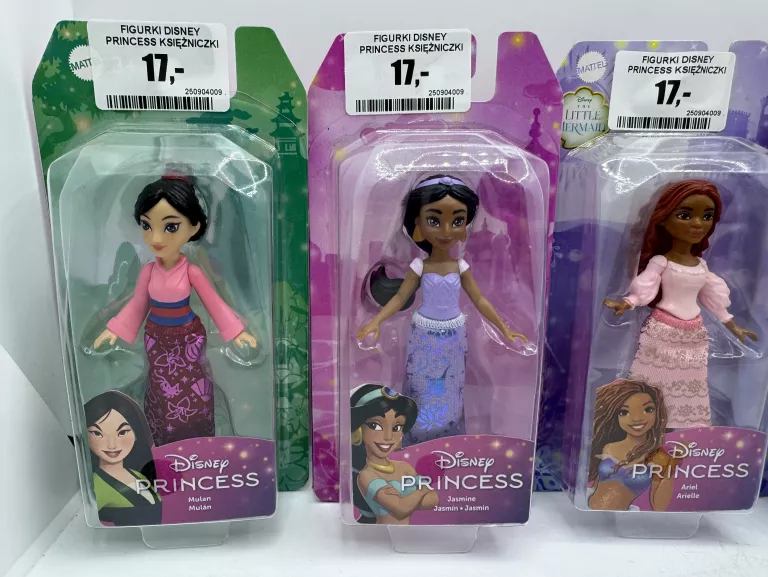 FIGURKI DISNEY PRINCESS KSIĘŻNICZKI MIX