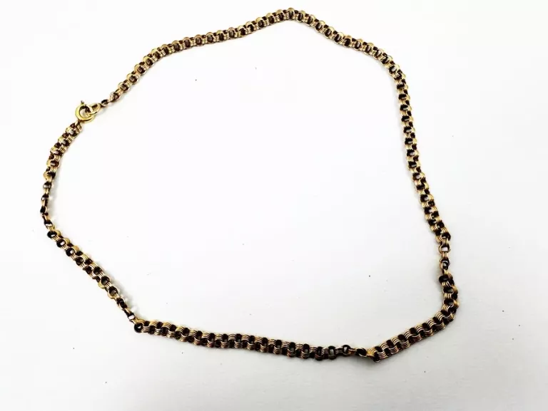 ZŁOTY ŁAŃCUSZEK P585 RÓŻOWE ZŁOTO, DŁUGOŚĆ: 40CM, WAGA: 9,44G