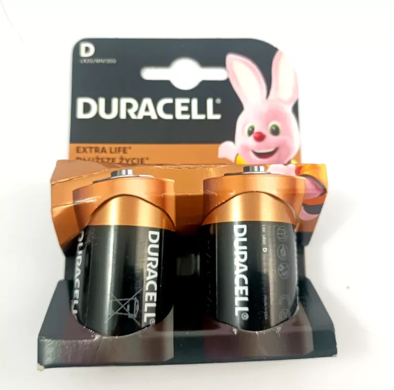 BATERIA ALKALICZNA DURACELL EXTRA LIFE LR20 2SZT