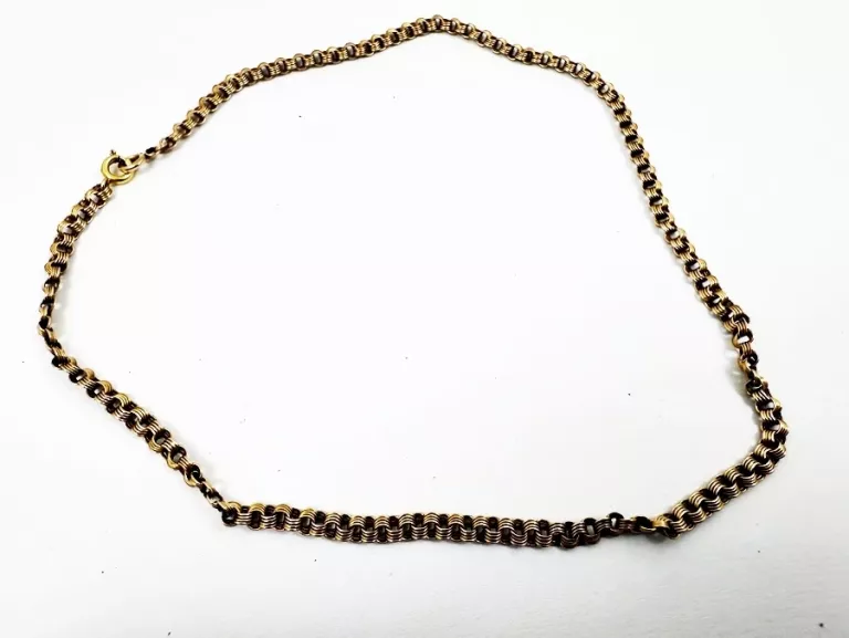 ZŁOTY ŁAŃCUSZEK P585 RÓŻOWE ZŁOTO, DŁUGOŚĆ: 40CM, WAGA: 9,44G