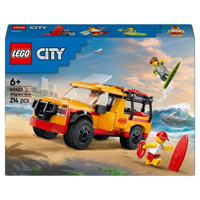 LEGO CITY 60453 FURGONETKA RATOWNIKÓW PLAŻOWYCH