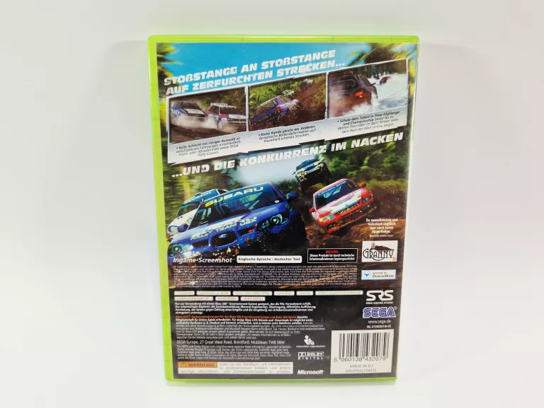 GRA SEGA RALLY XBOX 360